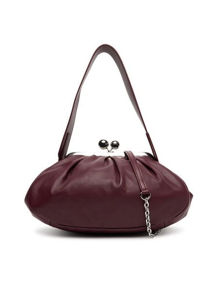 Weekend Max Mara Torebka Cubico 2525516194600 Fioletowy. Fioletowe torebki do ręki damskie Weekend Max Mara, bez wzorów, ze skóry, wizytowe, bez dodatków. Za 1,819.00 zł.