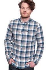 LEE BUTTON DOWN WASHED BLUE L880DMLR 112123063. Niebieskie koszule męskie Lee, l, bez wzorów, bez kołnierzyka, bez ramiączek. Za 129.99 zł.
