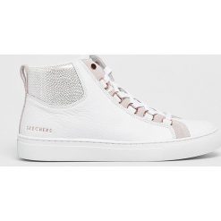 Skechers - Trampki. Szare trampki i tenisówki damskie Skechers, z materiału. W wyprzedaży za 239.90 zł.