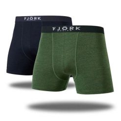 Bokserki Strahlorn Merino – opakowanie 2 szt. Czarne bokserki męskie FJORK MERINO, xl, bez wzorów, z nylonu. Za 399.00 zł.