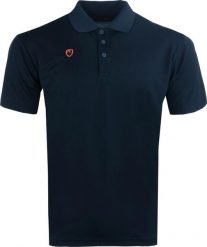 Męska koszulka polo Playerlayer Victory granatowa. Niebieskie koszulki polo męskie Givova, na lato, m, bez wzorów, z materiału, bez kołnierzyka, bez ramiączek, do jazdy konnej. Za 133.99 zł.