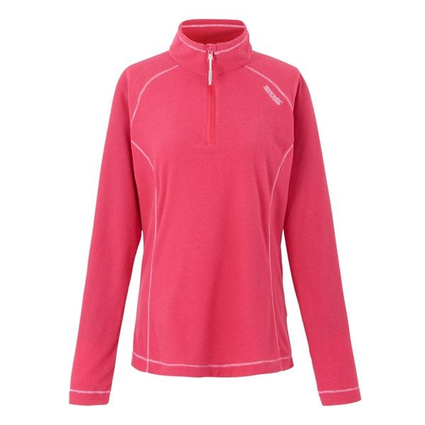 Damski Polar Z Suwakiem Montes. Czerwone bluzy sportowe damskie Regatta, xl, bez wzorów, z polaru, bez kaptura, trekkingowe. Za 51.99 zł.