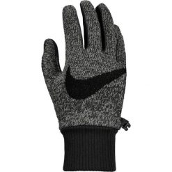 Rękawiczki do biegania damskie Nike Dri-FIT. Szare rękawiczki damskie Nike, bez wzorów, sportowe. Za 237.00 zł.