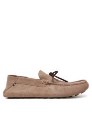 Tommy Hilfiger Mokasyny Hilfiger Folded Suede Driver FM0FM05385 Beżowy. Brązowe mokasyny męskie Tommy Hilfiger, ze skóry. Za 349.99 zł.