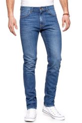 JEANSY LEE MĘSKIE LUKE STONEWASH L73KFOPI 112120675. Niebieskie jeansy męskie Lee. W wyprzedaży za 119.99 zł.