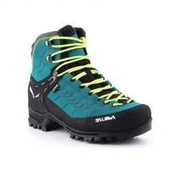 Buty trekkingowe damskie Salewa WS Rapace Gtx. Niebieskie obuwie sportowe damskie Salewa, za kostkę, trekkingowe. Za 1,403.00 zł.
