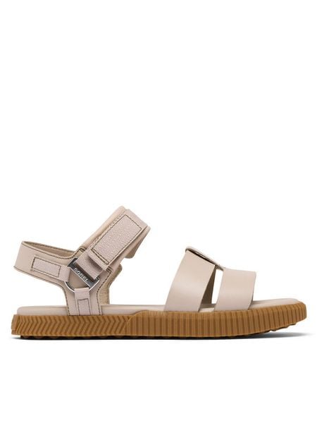 Sorel Sandały ONA AVE™ Women's Ankle Strap 2113191 Szary. Szare sandały damskie Sorel, bez wzorów, ze skóry, bez obcasa, na płaskiej podeszwie, bez zapięcia. Za 269.99 zł.