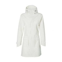 Wodoodporna parka dla kobiet Basil mosse. Białe parki damskie BASIL, s, bez wzorów, z materiału, klasyczne, bez kaptura. Za 489.10 zł.