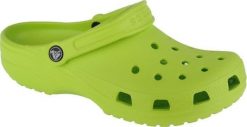 Crocs Crocs Classic Clog 10001-3UH Zielone 36/37. Zielone klapki damskie Crocs, bez wzorów, sportowe, bez obcasa. Za 193.23 zł.