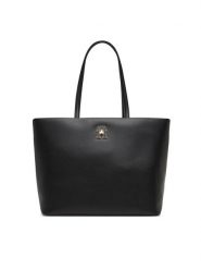 Tommy Hilfiger Torebka AW0AW17528 Czarny. Czarne torebki do ręki damskie Tommy Hilfiger, bez wzorów, ze skóry, bez dodatków. Za 549.99 zł.