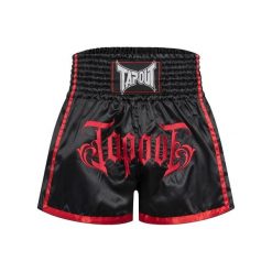 Szorty do boksu tajskiego Tapout Diablo. Czarne szorty męskie TAPOUT, m, bez wzorów, z materiału, eleganckie. Za 245.00 zł.
