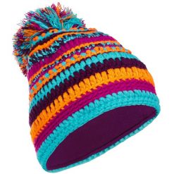 Czapka narciarska MIXYARN. Brązowe czapki i kapelusze damskie WED'ZE, na zimę, bez wzorów, z dzianiny, sportowe. Za 59.99 zł.