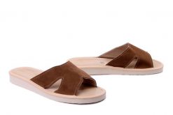 METEOR 118 Boho ciemnobrązowy, kapcie damskie. Brązowe kapcie damskie Meteor, bez wzorów. Za 44.99 zł.