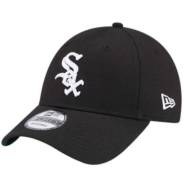 Czapka z daszkiem męska Team Side Patch 9FORTY Chicago White Sox Cap. Czarne czapki i kapelusze męskie New Era, na lato, bez wzorów, z materiału, sportowe. Za 119.99 zł.