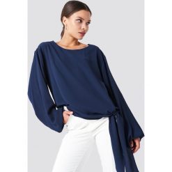 Rut&Circle Bluzka z rozciętym rękawem Amera - Blue. Bluzki damskie marki Rut&Circle. Za 80.95 zł.