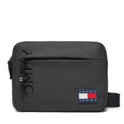 Saszetka Tommy Jeans. Czarne saszetki męskie Tommy Jeans, z jeansu, młodzieżowe, małe. Za 179.99 zł.