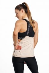 Koszulka fitness damska Rough Radical Brush Tank Top. Czerwone koszulki sportowe damskie ROUGH RADICAL, m, bez wzorów, z dzianiny, bez kołnierzyka, bez ramiączek, na fitness i siłownię. Za 69.90 zł.
