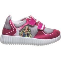 Sneakersy w kolorze szaro-różowym. Trampki i tenisówki dziewczęce marki Barbie, Miss Sixty. W wyprzedaży za 65.95 zł.