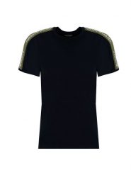 Emporio Armani T-shirt | 111890 4F717 | Mężczyzna | Granatowy. Niebieskie t-shirty męskie Emporio Armani, m, bez wzorów, z bawełny, klasyczne, bez kołnierzyka. W wyprzedaży za 189.00 zł.