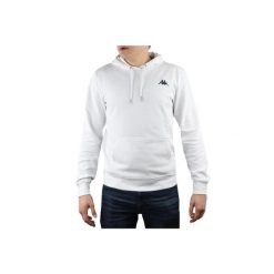 Kappa Vend Hooded, męska bluza. Białe bluzy męskie Kappa, l, bez wzorów, z bawełny, bez kaptura. Za 99.99 zł.