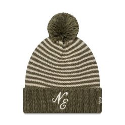 Czapka New Era. Zielone czapki i kapelusze damskie New Era, na zimę, bez wzorów. Za 149.99 zł.