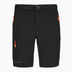 Spodenki męskie KADVA Seto. Czarne krótkie spodenki sportowe męskie KADVA, m, bez wzorów, trekkingowe. Za 99.99 zł.