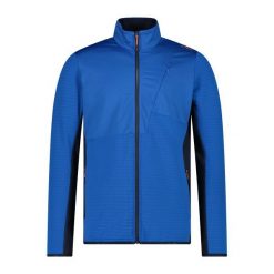 Bluza męska turystyczna CMP 34G1627. Niebieskie bluzy męskie CMP, l, bez wzorów, bez kaptura. Za 340.00 zł.