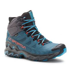 Buty trekkingowe męskie La Sportiva Ultra Raptor II Mid Leather GTX. Niebieskie trekkingi męskie La Sportiva, trekkingowe, gore-tex. Za 1,032.45 zł.