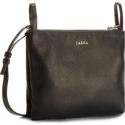 Torebka CARRA - EC508/7 Nero. Czarne listonoszki damskie Carra, ze skóry. W wyprzedaży za 249.00 zł.