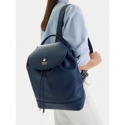 Plecak Beverly Hills Polo Club. Niebieskie plecaki damskie Beverly Hills Polo Club, bez wzorów. Za 175.99 zł.