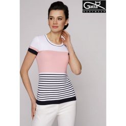 GATTA Koszulka damska Adria 8s granatowo-biało-różowa r. S. T-shirty damskie Gatta. Za 63.98 zł.