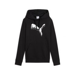 Bluza damska z kapturem Puma Metallic. Czarne bluzy damskie Puma, l, bez wzorów, z kapturem, do biegania. Za 233.00 zł.