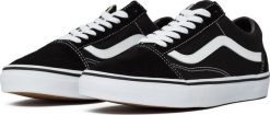 Vans Buty unisex Old Skool czarne r. 35 (VD3HY28). Czarne trampki męskie Vans, bez wzorów, bez zapięcia. Za 258.77 zł.