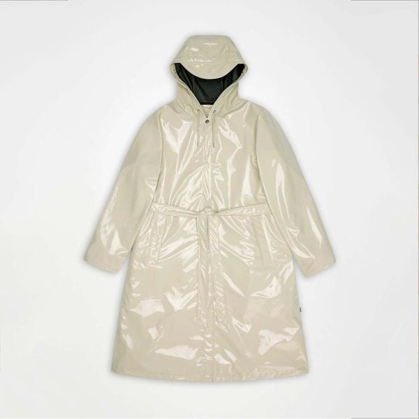 Kurtka RAINS A LINE LONGER W JACKET W3 Jasnobrązowy. Brązowe kurtki damskie Rains, xs, bez wzorów, z syntetyku, bez kaptura. Za 282.99 zł.