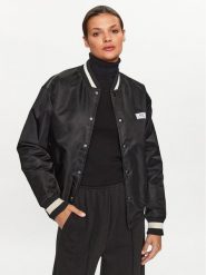 Mercer Amsterdam Kurtka bomber Unisex Re-Varsity MEAP231010 Czarny Regular Fit. Czarne kurtki męskie Mercer Amsterdam, m, bez wzorów, z syntetyku, bez kaptura. Za 1,299.00 zł.