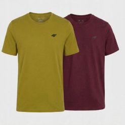 KOSZULKA MĘSKA 4F T-SHIRT LIMITOWANY KOMPLET ZESTAW 2 SZTUKI S M3948 SS26. T-shirty męskie 4f, m, bez wzorów, z bawełny, sportowe, bez kołnierzyka. Za 109.80 zł.