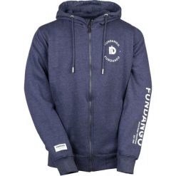 Bluza męska Fundango West Point z kapturem. Niebieskie bluzy męskie Fundango, m, bez wzorów, z bawełny, z kapturem. Za 239.90 zł.