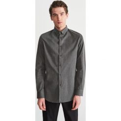 Jeansowa koszula slim fit - Szary. Koszule męskie marki Giacomo Conti. W wyprzedaży za 79.99 zł.