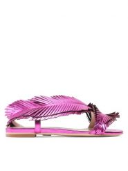 Baldowski Sandały D01988-621-092 Różowy. Czerwone sandały damskie Baldowski, bez wzorów, ze skóry, bez obcasa, na płaskiej podeszwie, bez zapięcia. Za 529.99 zł.