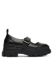 Buffalo Półbuty Aspha Loafer Buckle Os 1620046 Czarny. Czarne półbuty damskie Buffalo, bez wzorów, ze skóry, bez obcasa, na płaskiej podeszwie, bez zapięcia. Za 389.99 zł.