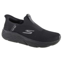 Buty do chodzenia męskie Skechers Max Cushioning Advantageous. Czarne buty sportowe męskie Skechers, bez zapięcia, trekkingowe. Za 429.99 zł.