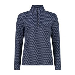 Polar softech damski CMP. Czarne bluzy sportowe damskie CMP, bez wzorów, z polaru, bez kaptura, narciarskie. Za 294.40 zł.