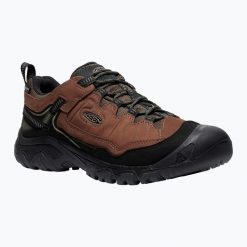 Buty trekkingowe męskie KEEN Targhee IV WP. Brązowe trekkingi męskie Keen, trekkingowe. Za 519.99 zł.