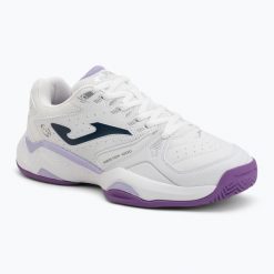 Buty do tenisa damskie Joma Master 1000 Lady C. Białe obuwie sportowe damskie Joma, bez wzorów, z syntetyku, na fitness i siłownię. Za 229.99 zł.