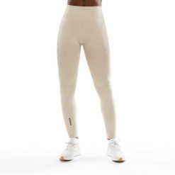 Damskie bezszwowe legginsy sportowe Fitness Siroko Fearless. Brązowe bielizna termoaktywna damska SIROKO, s, bez wzorów, z materiału, na fitness i siłownię. Za 127.00 zł.