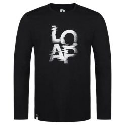 T-shirt męski Loap Altron czarny. Czarne bluzki z długim rękawem męskie Givova, na zimę, m, bez wzorów, z bawełny, bez kołnierzyka, bez ramiączek, do biegania. Za 183.99 zł.