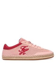 Tommy Hilfiger Espadryle Th Heritage Rope Sneaker FW0FW09406 Różowy. Czerwone espadryle damskie Tommy Hilfiger, bez wzorów, z materiału, bez obcasa, bez zapięcia. Za 449.99 zł.