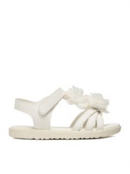 DeeZee Sandały CEO-CS6265-01 Biały. Białe sandały dziewczęce DeeZee, ze skóry, bez zapięcia. Za 79.99 zł.
