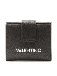 Valentino Portfel Alexia VPS5A8215 Czarny. Czarne portfele damskie Valentino, bez wzorów, ze skóry. Za 269.99 zł.