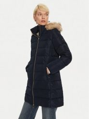 Tommy Hilfiger Płaszcz zimowy Heritage WW0WW43234 Granatowy Regular Fit. Niebieskie płaszcze damskie Tommy Hilfiger, na zimę, xs, bez wzorów, z syntetyku, bez kaptura. Za 1,009.00 zł.